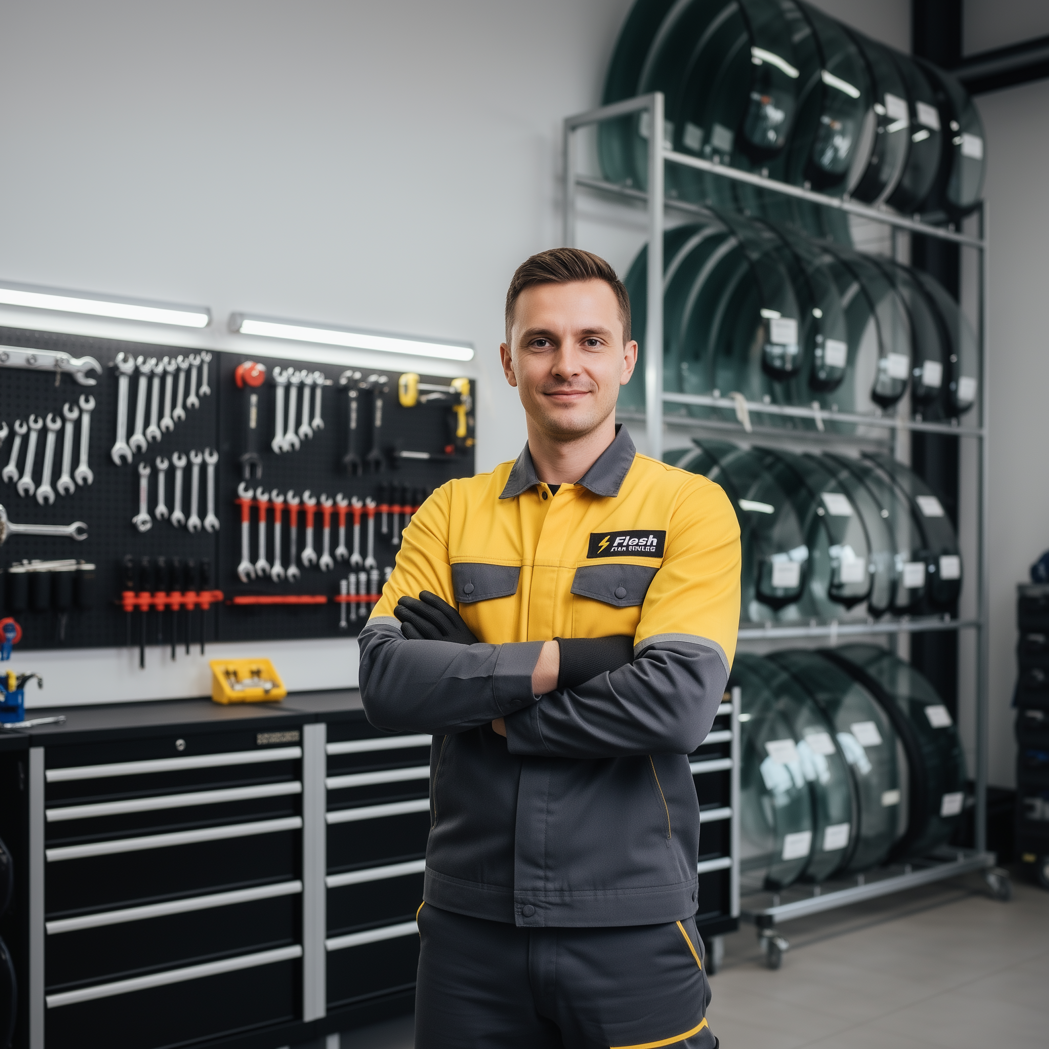 Membre de l’équipe Flash Pare-Brise spécialisé dans le changement de pare-brise et la réparation d’impact