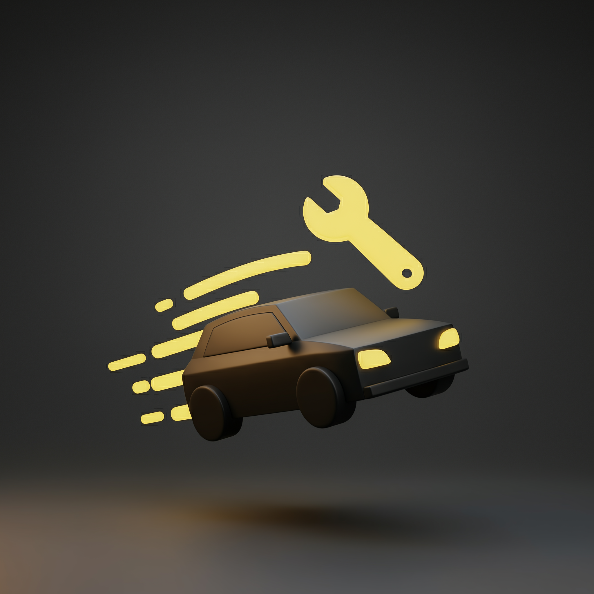 Icône intervention rapide à domicile ou au bureau Flash Pare-Brise