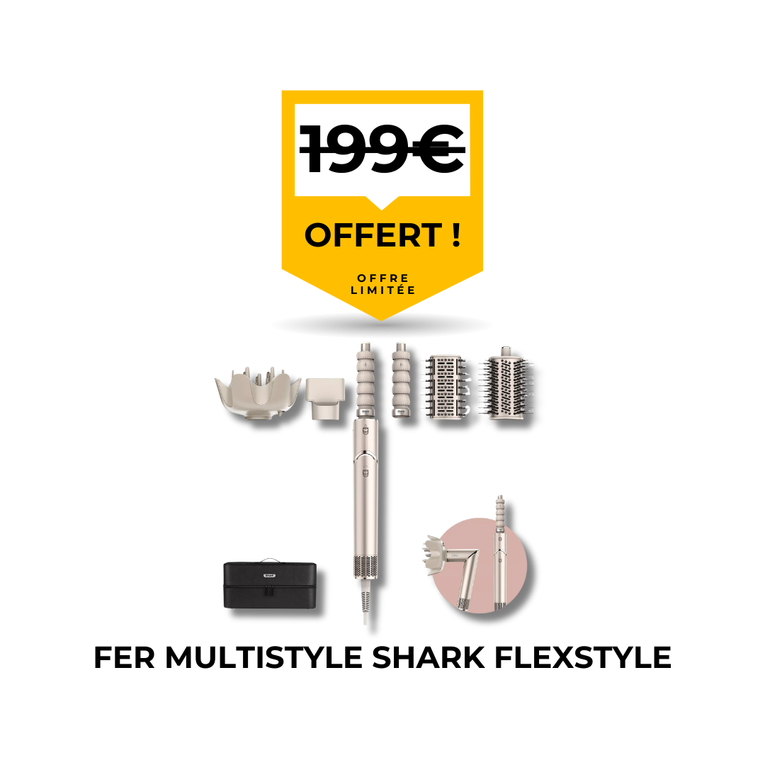 Remplacement de pare-brise avec fer multistyle Shark FlexStyle offert par Flash Pare-Brise.