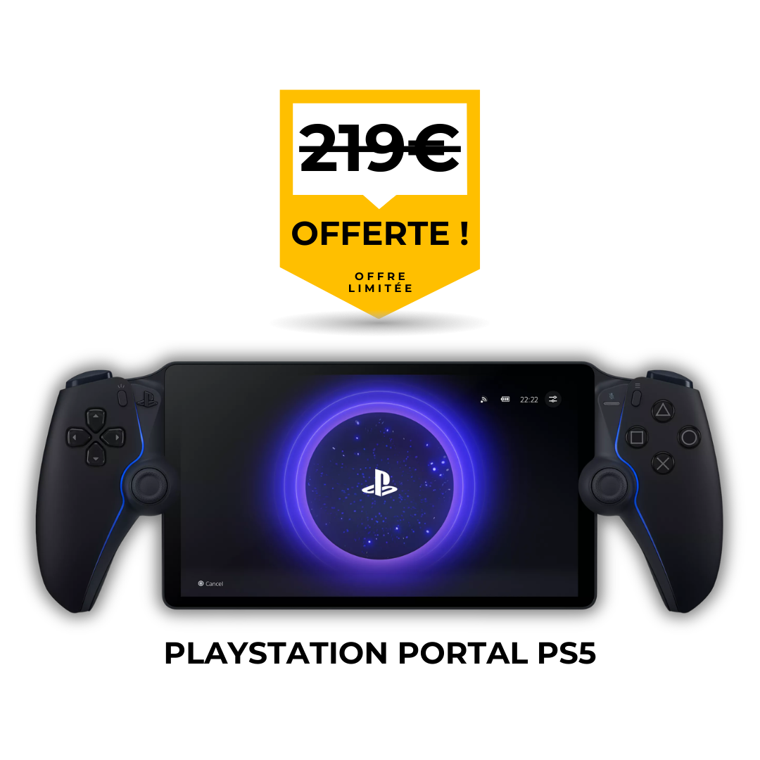 Remplacement de pare-brise avec console de lecture à distance PlayStation Portal pour PS5 offerte par Flash Pare-Brise.