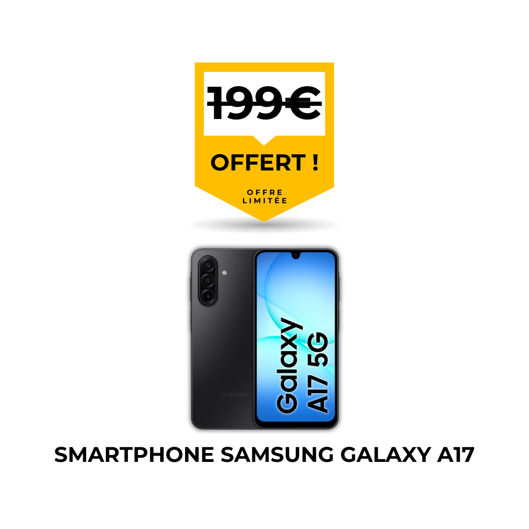 Remplacement de pare-brise avec smartphone Samsung Galaxy A17 offert par Flash Pare-Brise.