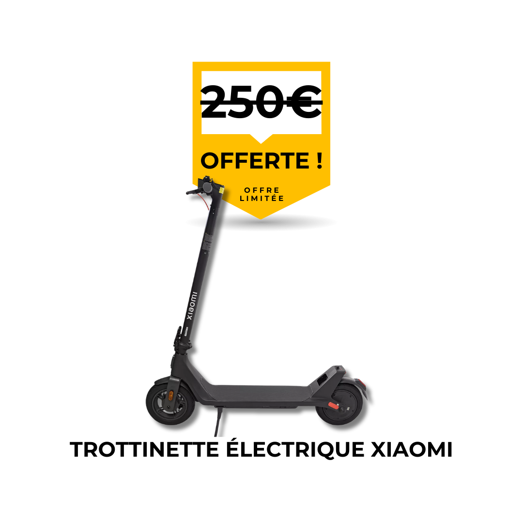 Remplacement de pare-brise avec trottinette électrique Xiaomi offerte par Flash Pare-Brise.